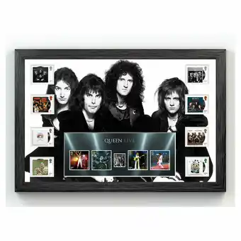 Costco Queen Framed Royal Mail® Collectable Stamps - Stamps and Miniature Sheet offer