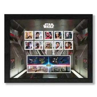 Costco Star Wars 2019 Framed Royal Mail® Collectable Stamps - Stamps and Miniature Sheet offer