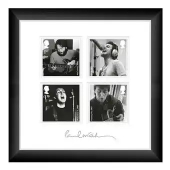 Costco Royal Mail® Paul McCartney In the Studio Frame offer