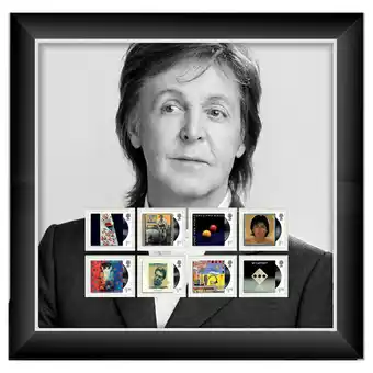 Costco Royal Mail® Paul McCartney Framed Stamp Set offer