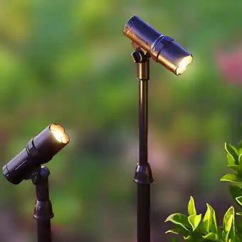 Costco Alpan Solar LED Spotlights, 2 Pack offer