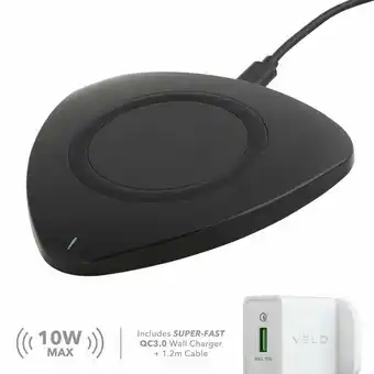 Costco VELD 10W Fast Wireless Charging Pad with Super Fast 18W USB Charger offer
