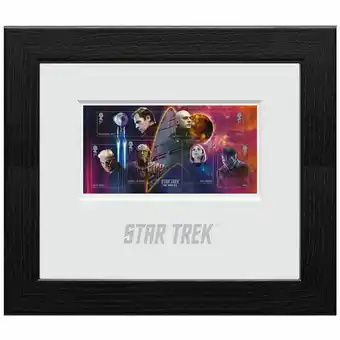 Costco Star Trek Framed Movies Miniature Sheet Royal Mail® Collectable Stamps offer