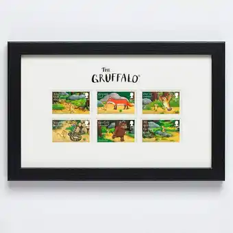 Costco Gruffalo Framed Royal Mail® Collectable Stamps - Stamp Set offer