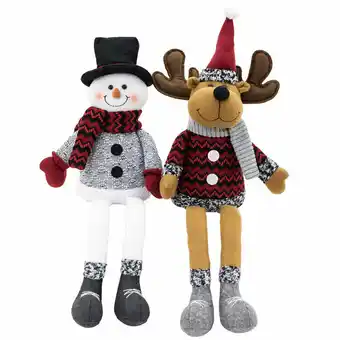 Costco 20 Inch (51cm) Christmas Santa & Penguin / Snowman & Moose Shelf Sitters offer