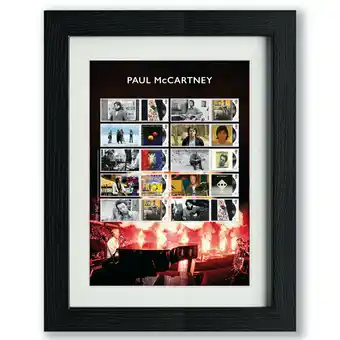 Costco Royal Mail® Paul McCartney Framed Album Covers Collectors Sheet offer