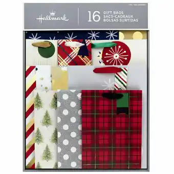 Costco Hallmark Christmas Gift Bag Bundle Assortment - Set of 16 offer