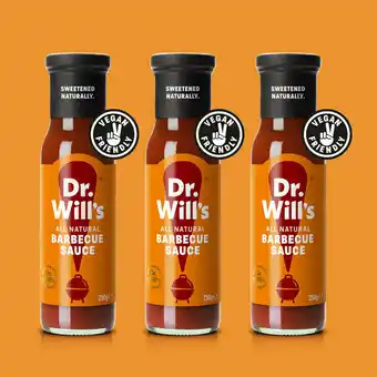 Costco Dr Will's All Natural BBQ Sauce, 3 x 250ml offer