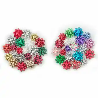 Costco Kirkland Signature Gift Bows in Traditional or Bright Colours - 50 Pack offer