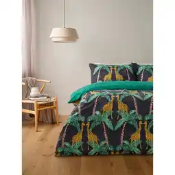 Asda George Home Giraffe Jungle Easycare Reversible Duvet Set - Double offer