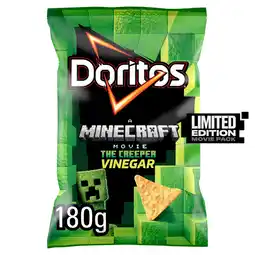 Iceland Doritos Zingy Vinegar Tortilla Chips Sharing Bag Crisps 180g offer