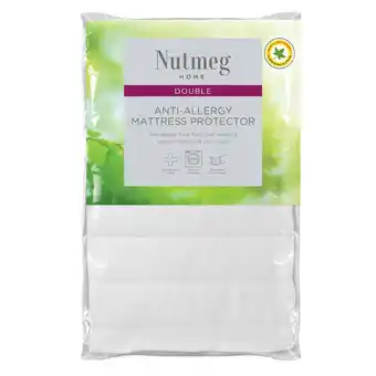 Morrisons Nutmeg Home Anti Allergy Mattress Protector Double offer