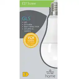 Morrisons Morrisons LED GLS A60 1521 Lumens 13.6W ES Dimmable offer