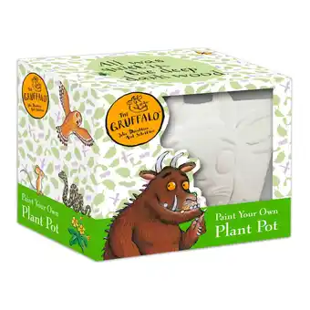 Morrisons Robert Frederick The Gruffalo Paint Your Own Plant Pot offer