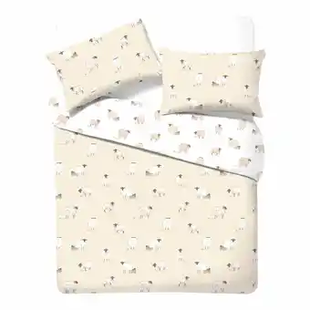 Morrisons Nutmeg Home Easy Care Field & Flock Duvet Set Double1 offer