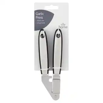 Morrisons Morrisons Soft Grip Handled Stainless Steel Garlic Press offer