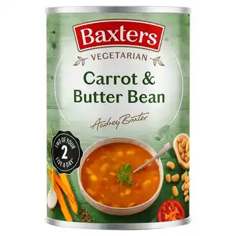 Morrisons Baxters Vegetarian Carrot & Butterbean Soup offer