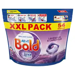 Morrisons Bold All-In-1 Pods Lavender & Camomile Washing Liquid Capsules offer