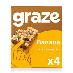 Morrisons Graze Protein Bites X4 Banana Oat Squares offer