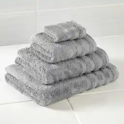 Morrisons Morrisons Silver Grey Bath Towel offer