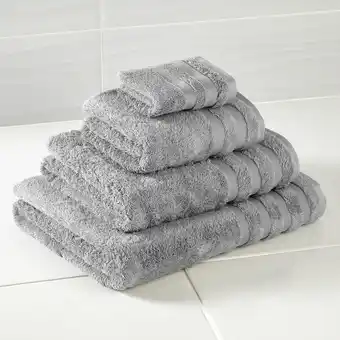 Morrisons Morrisons Silver Grey Bath Towel offer