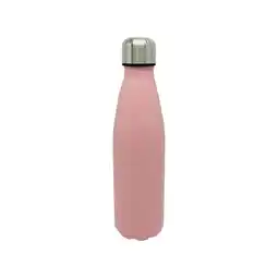 Morrisons Nutmeg Home Double Wall Water Bottle Pink 500ml offer