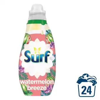 Morrisons Surf Laundry Liquid Watermelon Breeze Infused With Essential Oils 24 Washes offer