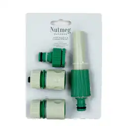 Morrisons Nutmeg Twist Nozzle & Connector Set 4 Pieces offer