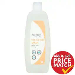 Morrisons Nutmeg Top To Toe Baby Wash offer