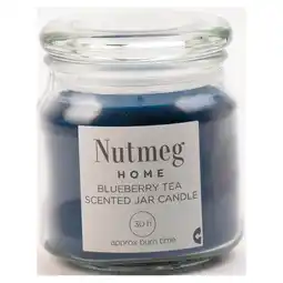 Morrisons Nutmeg Home Small Jar Blueberry Tea Candle offer