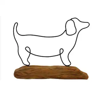 Morrisons Nutmeg Home Scandi Neutral Wire Dog Object offer