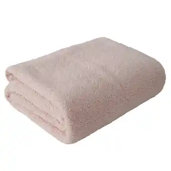 Morrisons Nutmeg Home Teddy Fleece Throw Pink 150x200cm offer