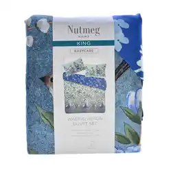 Morrisons Nutmeg Easy Care Wading Heron Duvet Set King offer