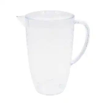 Morrisons Nutmeg Textured Clear Jug With Lid offer