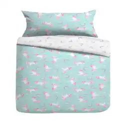 Morrisons Nutmeg Home Easy Care Magical Unicorn Duvet Set Single offer