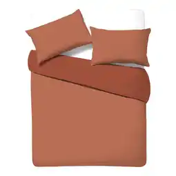 Morrisons Nutmeg Terracotta 100% Cotton 2 Pack Pillow Cases offer