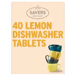 Morrisons Morrisons Savers Lemon Dishwasher Tablets offer