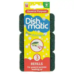 Morrisons Dishmatic General Purpose Refills 3pk offer