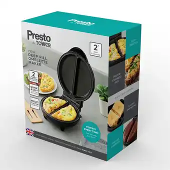 Morrisons Tower Presto 750W Omelette Maker offer