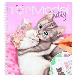 Morrisons Create Your Topmodel Kitty Colouring Book offer