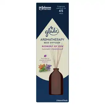 Morrisons Glade Aromatherapy Moments Of Zen Lavender Sandalwood Reed Diffuser offer