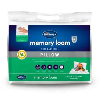 Morrisons Silentnight Memory Foam Anti-Bacterial Pillow offer