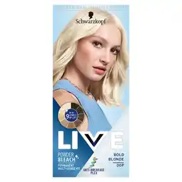 Morrisons Schwarzkopf Live Powder Bleach Bold Blonde 00P offer