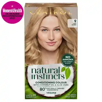 Morrisons Clairol Natural Instincts 9 Light Blonde offer