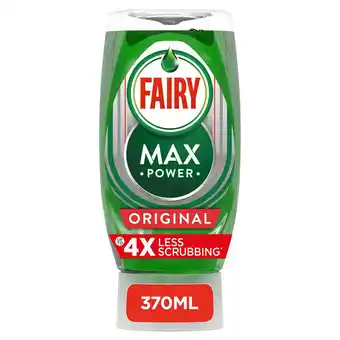 Morrisons Fairy Max Power Original Washing Up Liquid offer