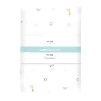 Morrisons Nutmeg Cot Bed Patterned Duvet Set offer