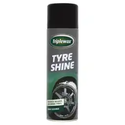 Morrisons Triplewax Tyre Shine offer