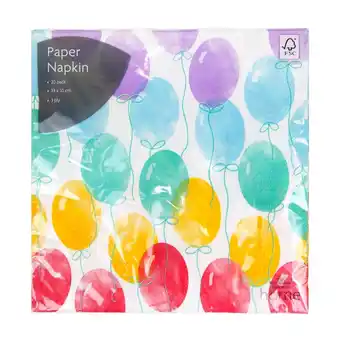 Morrisons Morrisons Balloons Napkin offer