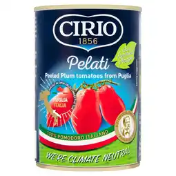 Morrisons Cirio Peeled Plum Tomatoes (400g) offer