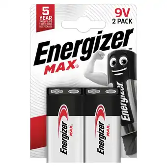 Morrisons Energizer Max 9V Batteries offer